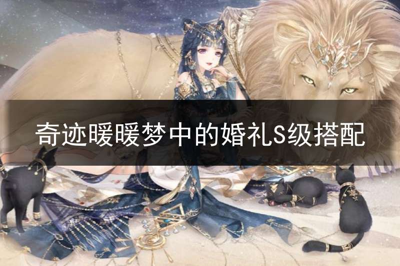 奇迹暖暖梦中的婚礼S级搭配